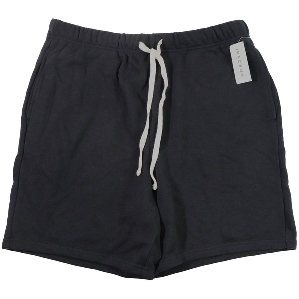 PacSun Mens Soft Sweat Shorts - Loose Large (LG) - Black