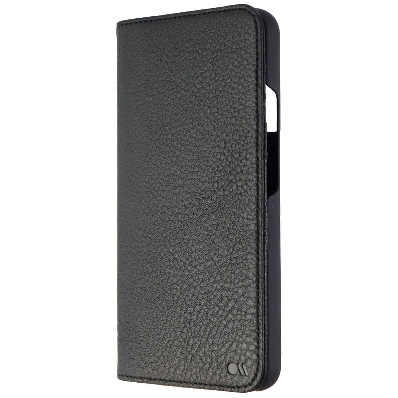Case-Mate Genuine Leather Wallet Folio Case for Samsung Galaxy (S22+) - Black