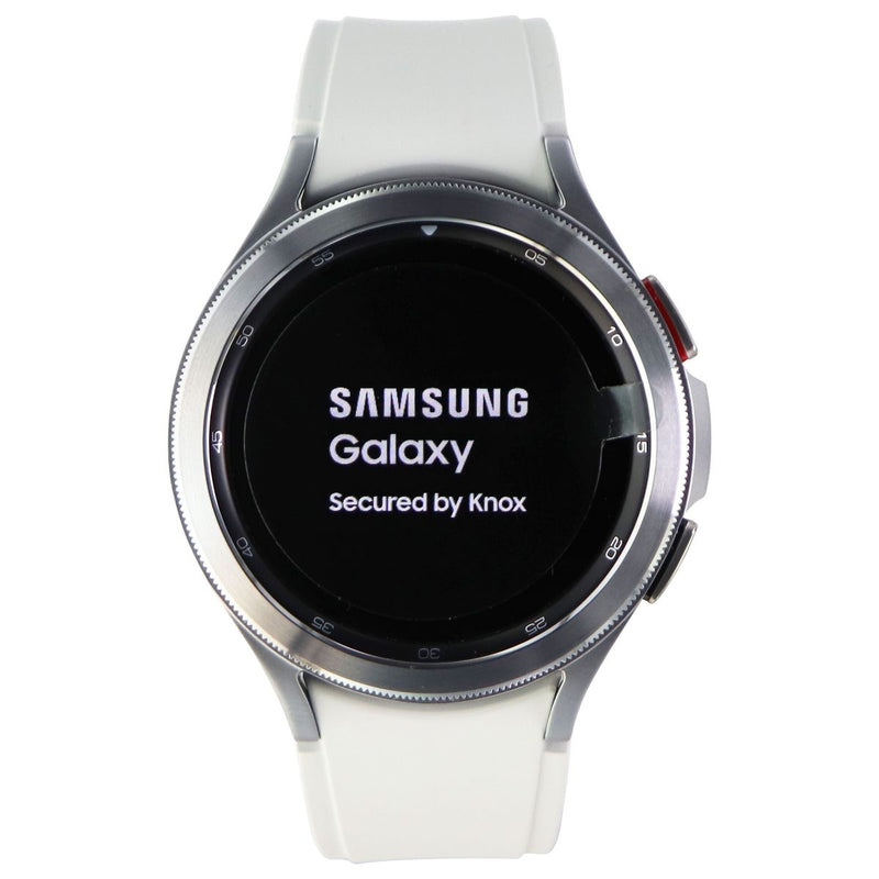 Samsung Galaxy Watch4 Classic (SM-R895U) Wi-Fi + LTE - 46mm Silver/White (M/L)