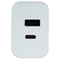 PureGear LightSpeed 30W Dual USB-A/USB-C Port Wall Charger - White