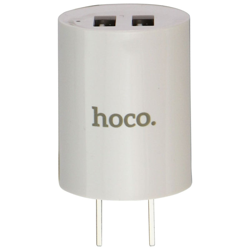 HoCo. (2.4-Amp) Dual USB Charger with Lightning 8-Pin USB Cable - White