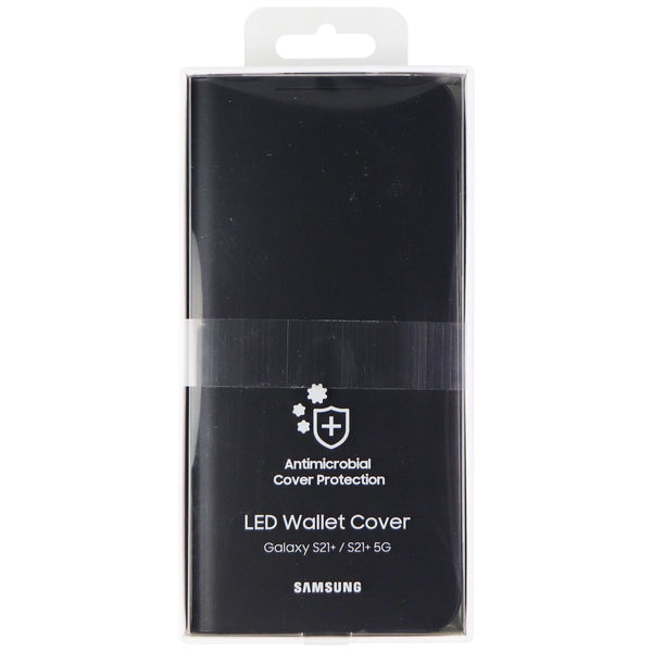 Samsung LED Wallet Cover for Galaxy S21+ (5G) Smartphones - Black