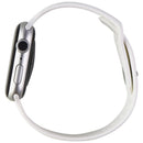 Apple Watch Series 6 (GPS Only) - 44mm Silver Aluminum/White Sport Band (A2292)
