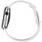 Apple Watch Series 6 (GPS Only) - 44mm Silver Aluminum/White Sport Band (A2292)