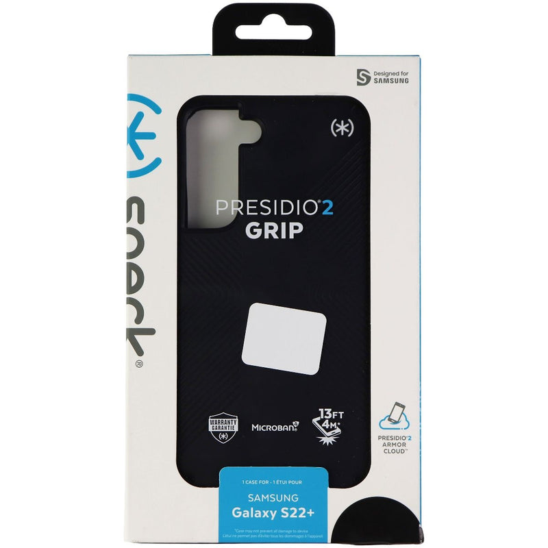 Speck Presidio2 Grip Case for Samsung Galaxy (S22+) - Black/Black/White