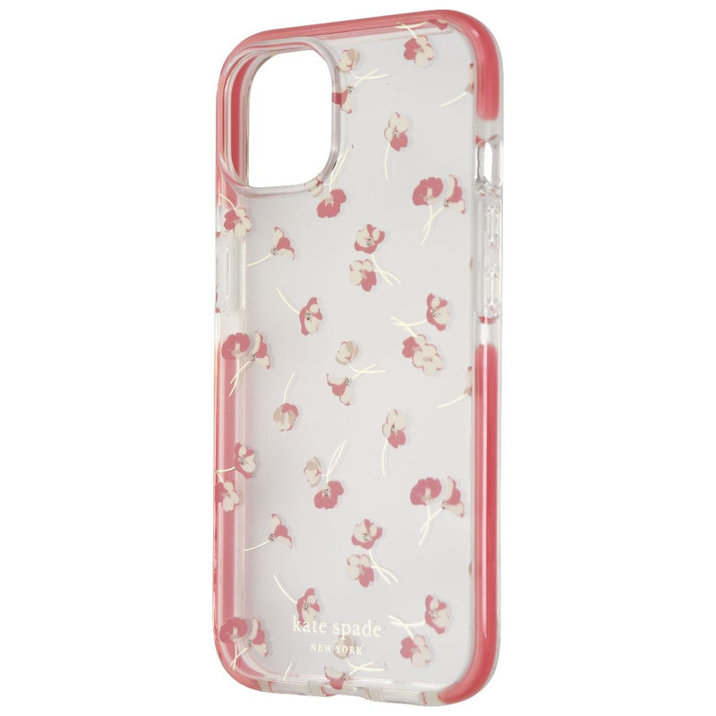 Kate Spade New York Defensive Hardshell Case for iPhone 13 - Falling Poppies