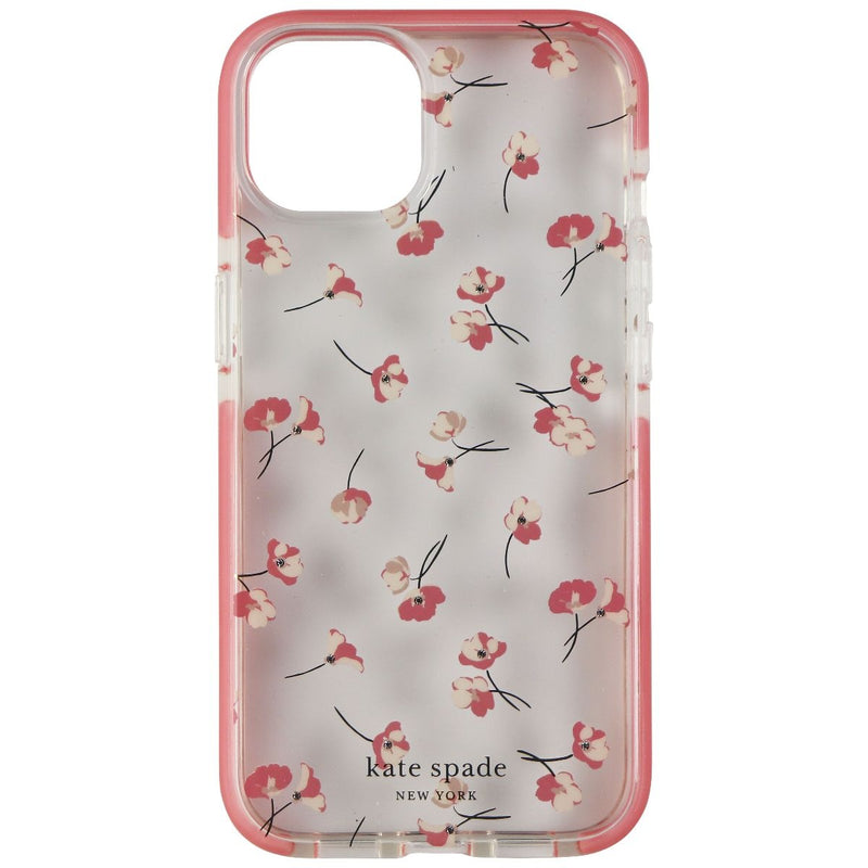 Kate Spade New York Defensive Hardshell Case for iPhone 13 - Falling Poppies