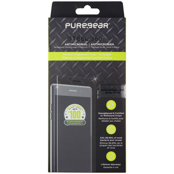PureGear Steel 360 Series Tempered Glass for Galaxy A51 / A51 5G - Clear