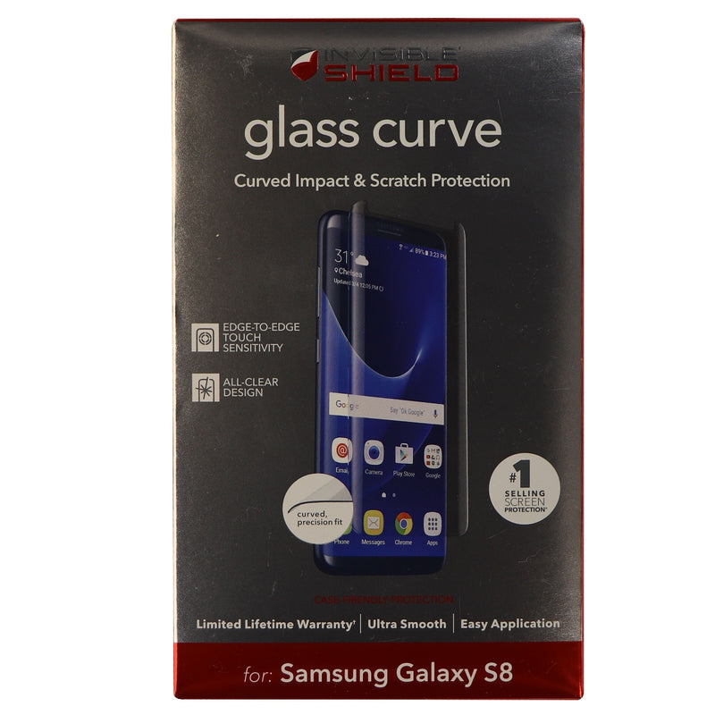 ZAGG Invisible Shield Glass Curve Screen Protector for Galaxy S8 - Clear Clarity