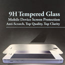 ZipKord ColorGuardz 9H Tempered Glass for iPhone SE 5s 5 - Metallic Red Border