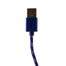 ZipKord (ZKCB5PEBL14) 3Ft Charge & Sync Data Cable for Micro USB Devices - Blue
