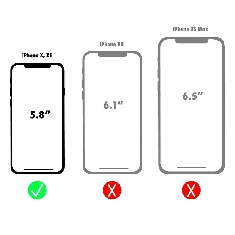 ZAGG Piccadilly Series Hybrid Case for Apple iPhone Xs/X - Clear / Pink