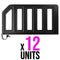 12 PACK - Simple Cell Shelf / Closet Separator w/ Snap on Clip 12 x 6 Inch - Simple Cell - Simple Cell Shop, Free shipping from Maryland!