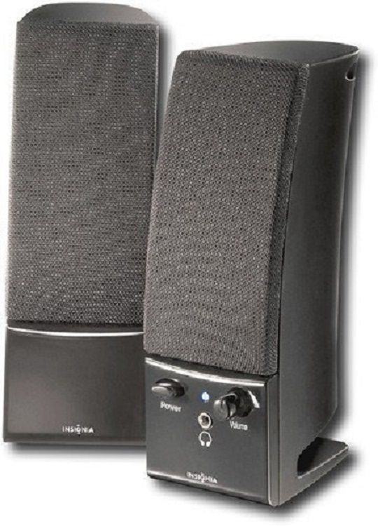 Insignia Stereo 2.0 Computer Speakers w/ Headphone Jack - Black NS-PCS40 - Insignia - Simple Cell Shop, Free shipping from Maryland!