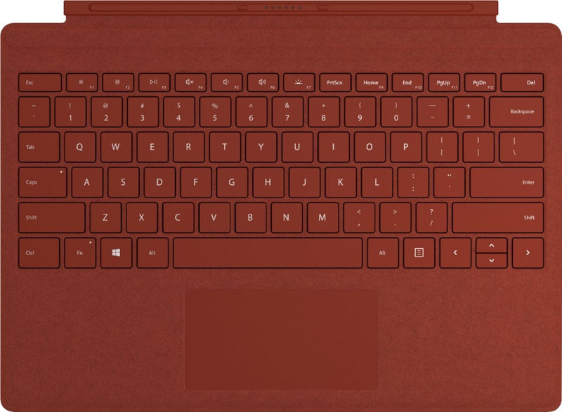 Microsoft Surface Pro Signature Type Cover for Surface Pro 5/6/7  - Poppy Red - Microsoft - Simple Cell Shop, Free shipping from Maryland!