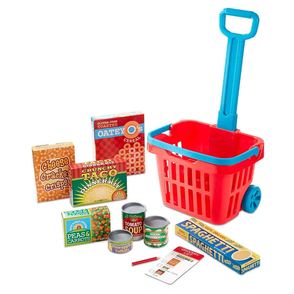 Melissa & Doug Fill & Roll Grocery Basket Play Set - The Original - Melissa & Doug - Simple Cell Shop, Free shipping from Maryland!