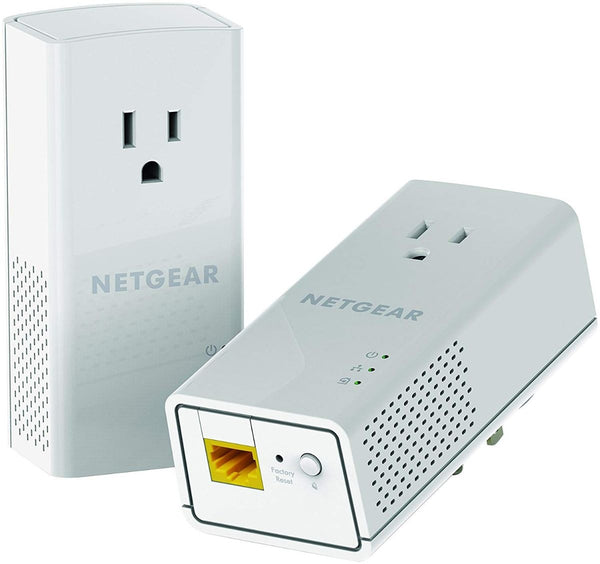 Netgear Powerline 1200 + Extra Outlet Internet Access Extender - 2 Pack - Netgear - Simple Cell Shop, Free shipping from Maryland!