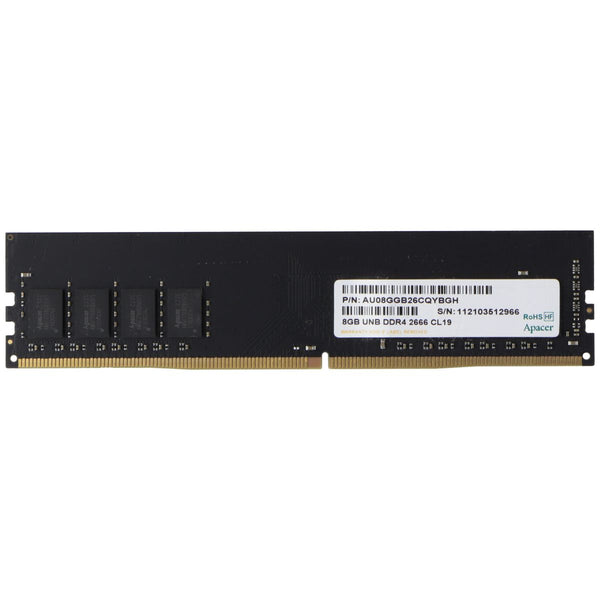Apacer (8GB) DDR4 2666MHz CL Desktop RAM Memory (AU08GGB26CQYBGH)