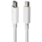 Apple - Thunderbolt to Thunderbolt Cable (2.0 meter) - White (MD861LL/A)