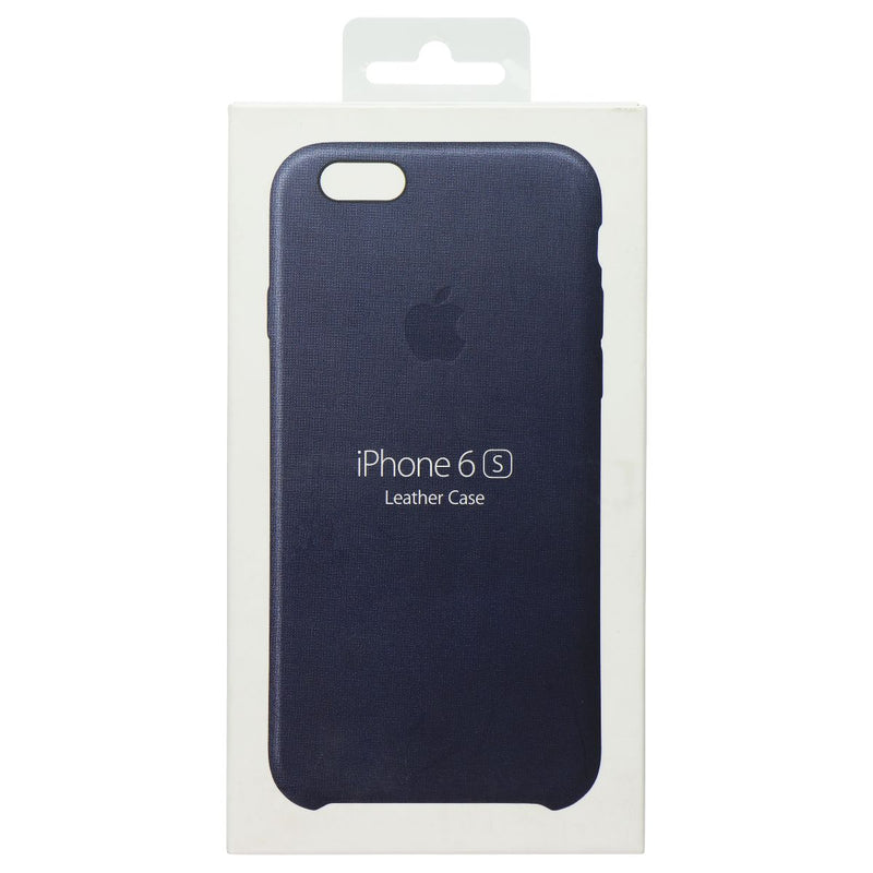 Apple Official Leather Case for Apple iPhone 6s - Midnight Blue (MKXU2ZM/A)
