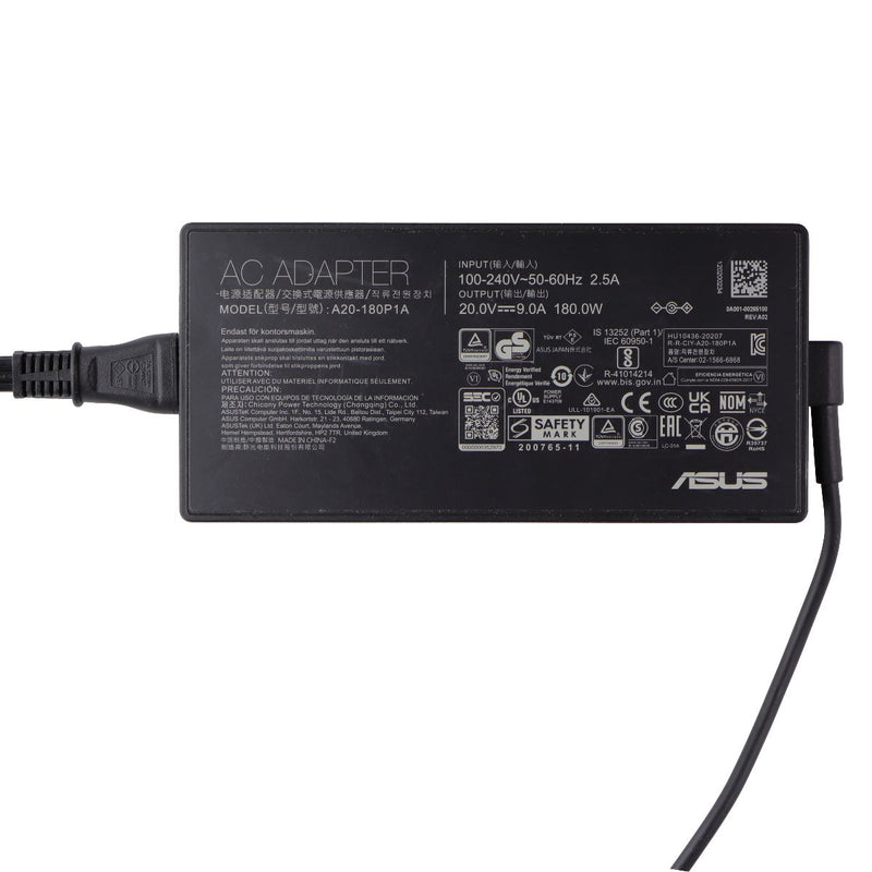 ASUS (180W) AC Adapter Charger for Select ASUS Laptops - Black (A20-180P1A)