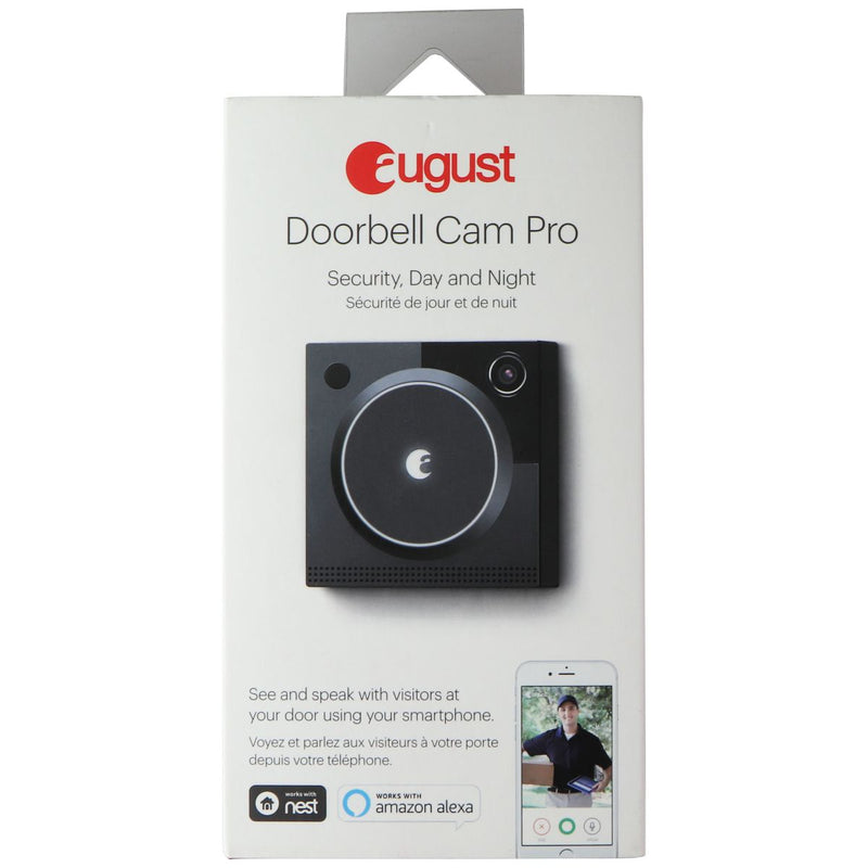 August Doorbell Cam Pro Home Security with Alexa - Dark Gray (AUG-AB02-M02-G02) - August - Simple Cell Shop, Free shipping from Maryland!