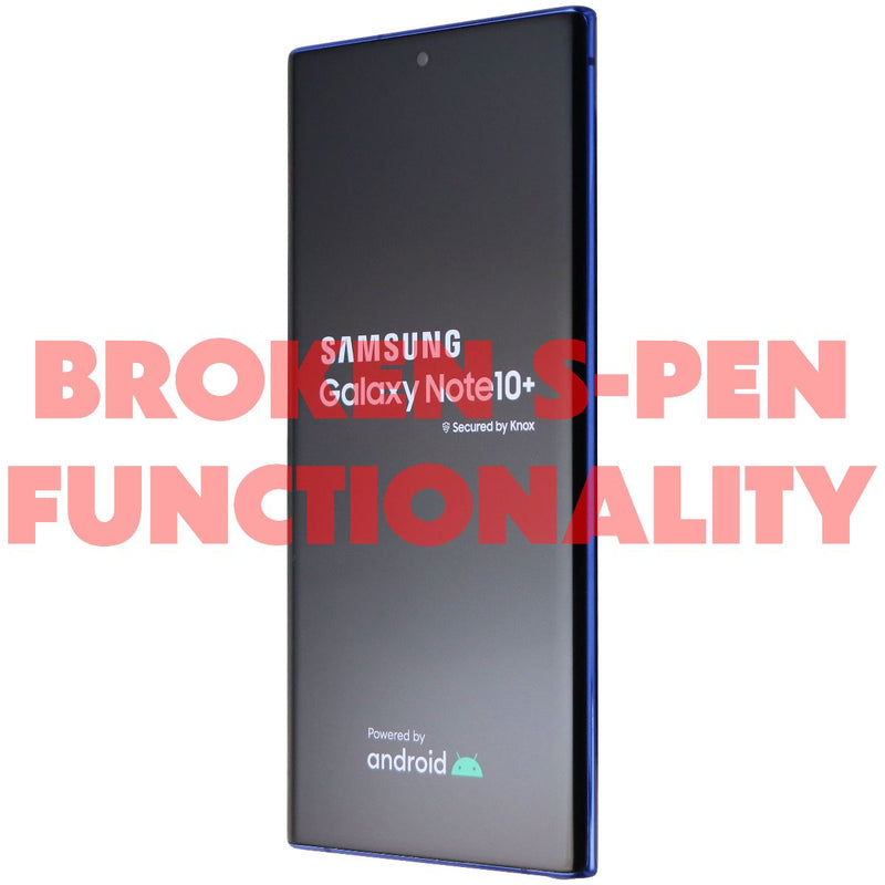 Samsung Galaxy Note10+ (SM-N975U1) UNLOCKED - 256GB/Blue / BAD S PEN