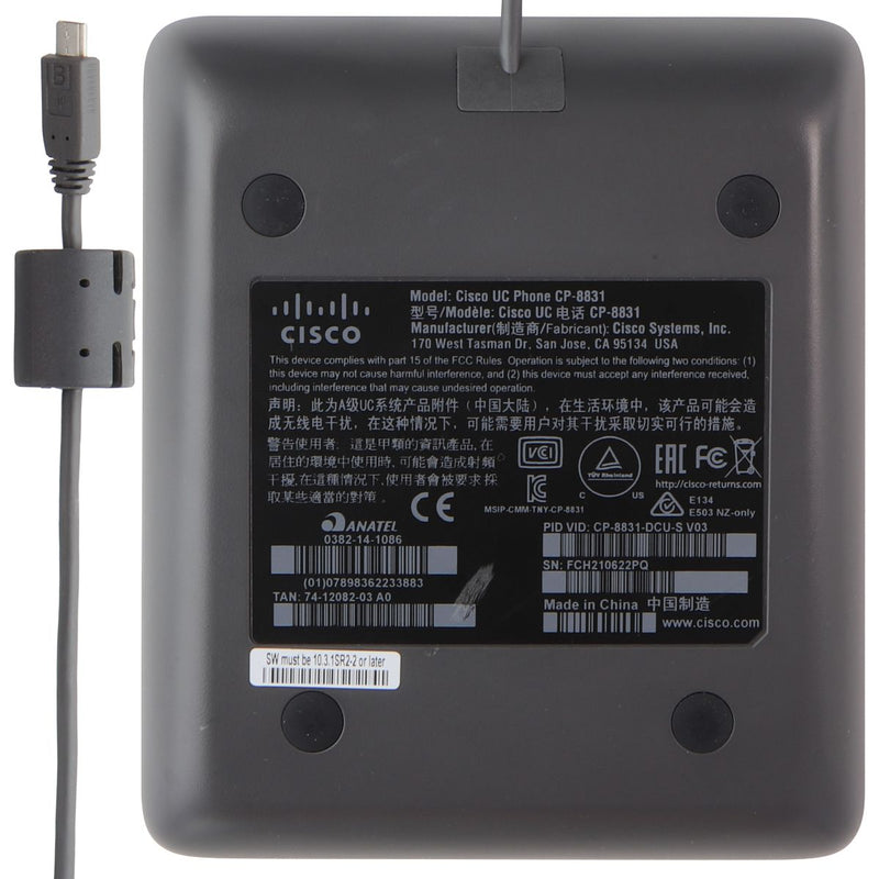 Cisco Unified IP Conference Phone 8831 Base and Controller - Cisco - Simple Cell Shop, Free shipping from Maryland!