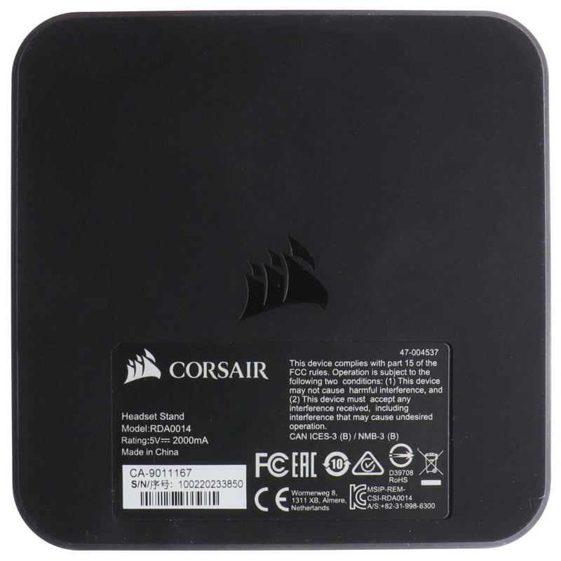 Corsair ST100 RGB Premium Headset Stand with 7.1 Surround Sound - 3.5mm + 2xUSB