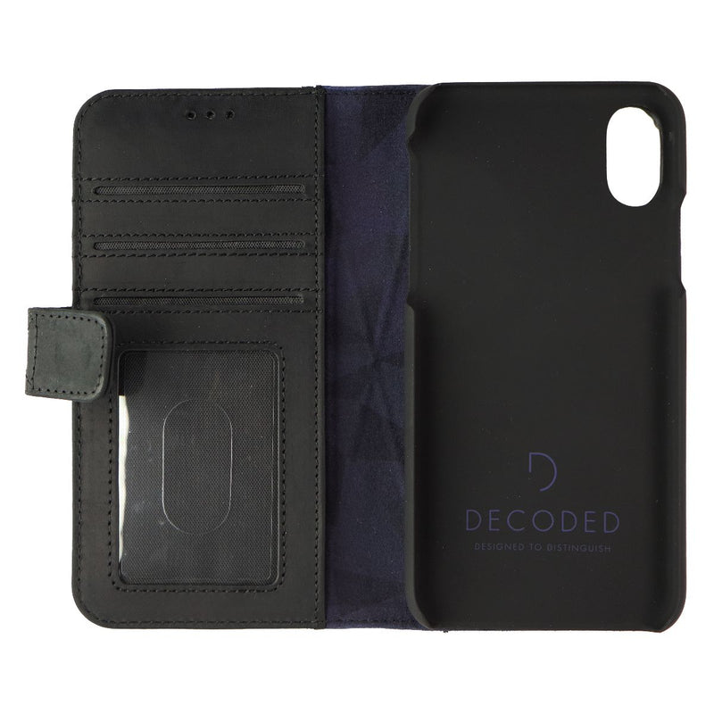 Decoded Full Grain Leather Case for Apple iPhone Xs/X - Smooth Black - Decoded - Simple Cell Shop, Free shipping from Maryland!