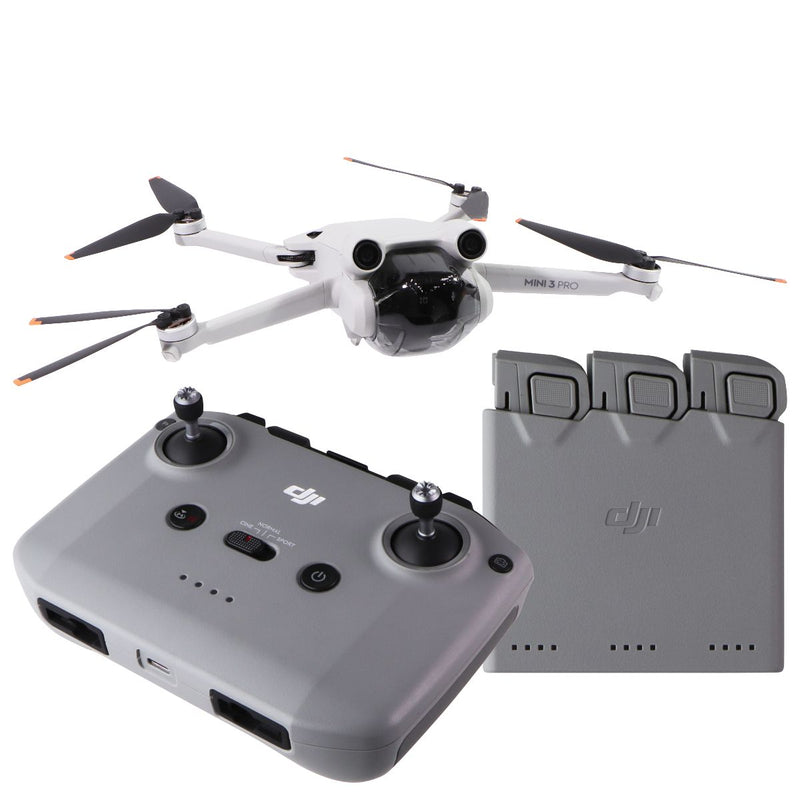 DJI Mini 3 Pro Drone Bundle with 3 Batteries and 128GB microSD Card