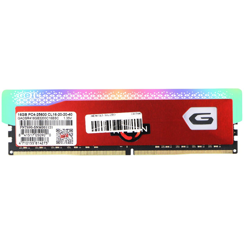 GeIL Orion Ryzen (16GB) DDR4 PC4-25600 PC RAM Memory (GAOSR416GB3200C16BSC)