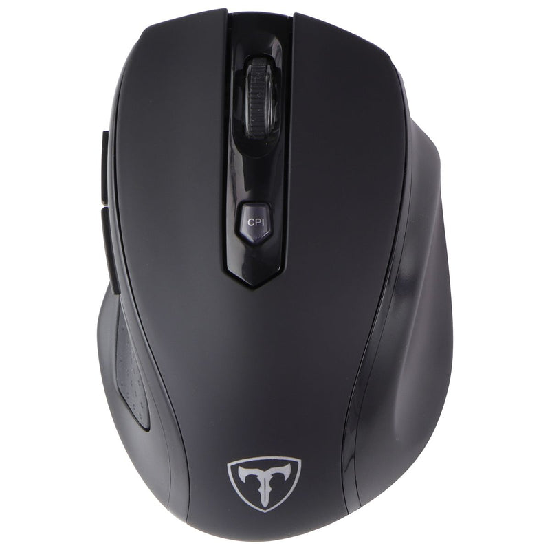 HOTWEEMS Wireless D-09 5-Level Computer Mouse USB Cordless Mouse - Stormy Black