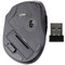 HOTWEEMS Wireless D-09 5-Level Computer Mouse USB Cordless Mouse - Stormy Black