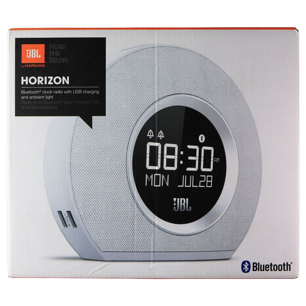JBL Horizon Bluetooth Clock Radio with USB Charging and Ambient Light - White - JBL - Simple Cell Shop, Free shipping from Maryland!