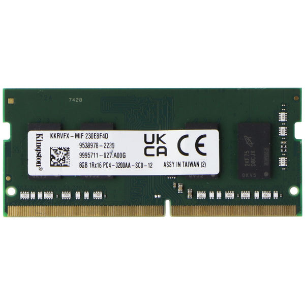 Kingston (8GB) DDR4 1Rx16 (PC4-3200AA) Laptop RAM Memory (KKRVFX-MIF)