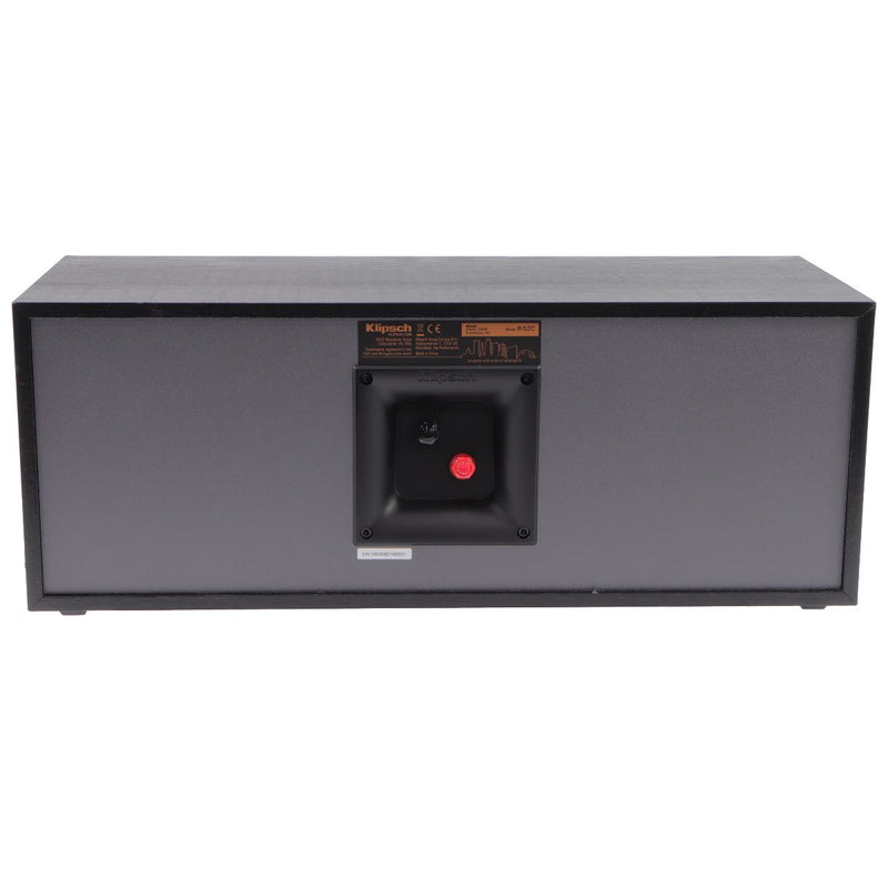 Klipsch R-52C Center Channel Speaker with Dual 5.25-in Woofers