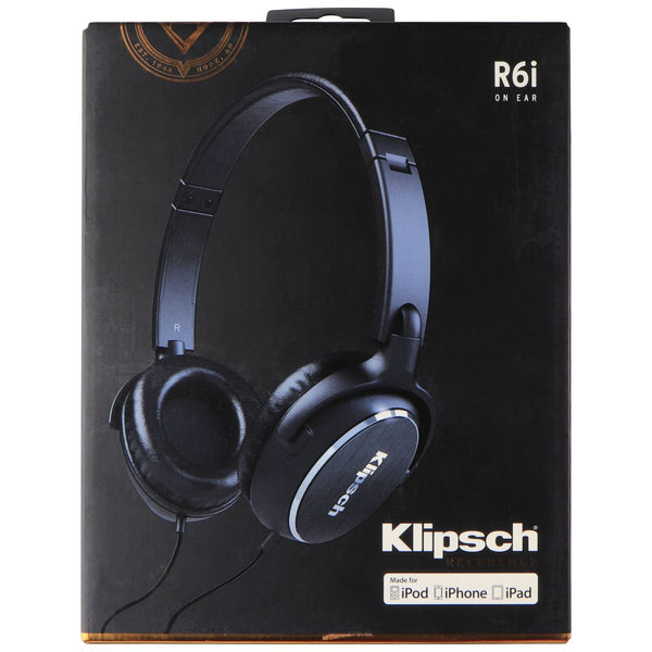 Klipsch R6i On-Ear Wired Headphones MFI for iPod/iPhone/iPad - Black - Klipsch - Simple Cell Shop, Free shipping from Maryland!