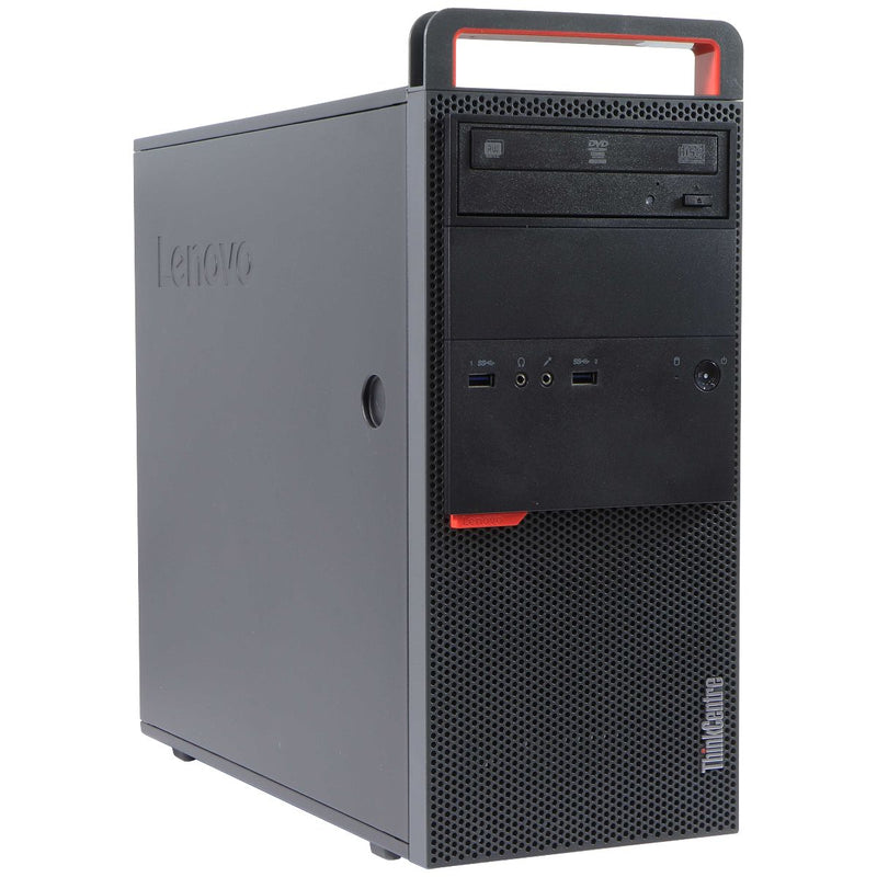 Lenovo ThinkCentre M900 Tower Desktop (i5-6500 / 256GB SSD / 8GB) Black/Red - Lenovo - Simple Cell Shop, Free shipping from Maryland!