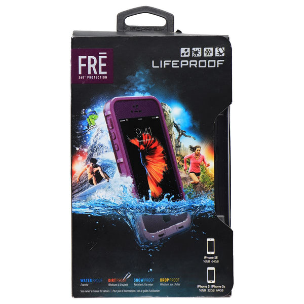 LifeProof FRE Waterproof Case for Apple iPhone 5 (1st Gen) / 5s / 5 SE - Purple