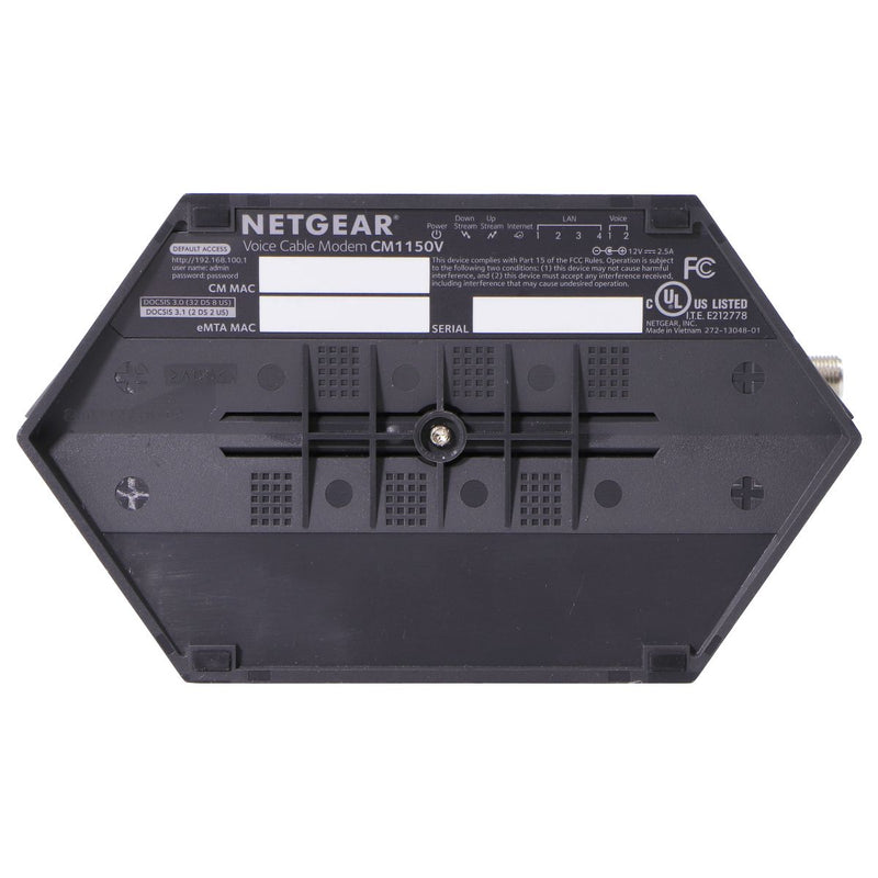 NETGEAR Nighthawk CM1150v Cable Modem with Voice | DOCSIS 3.1