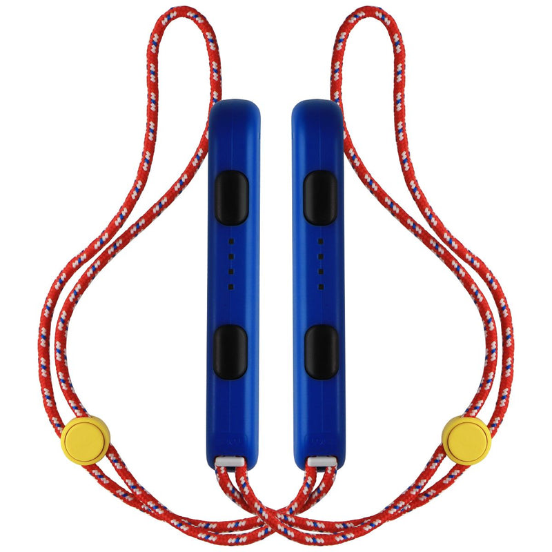 Nintendo Switch OEM Joy-Con Rail Attachment Wrist Straps - Mario Red & Blue