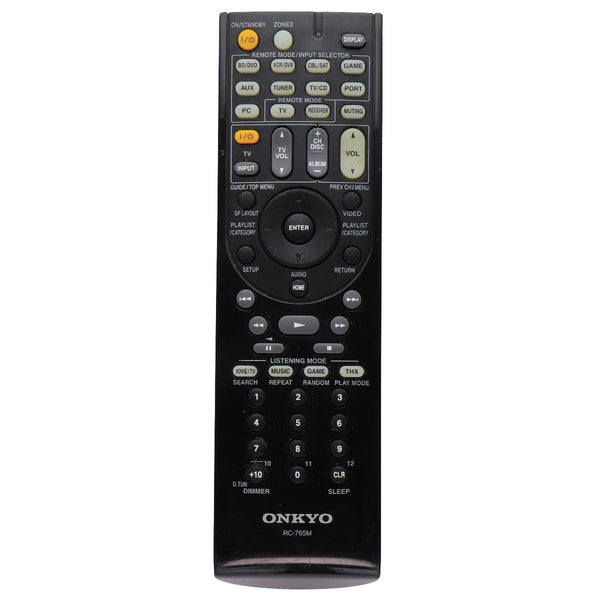 Onkyo Remote Control (RC-765M) for Select Onkyo Devices - Black