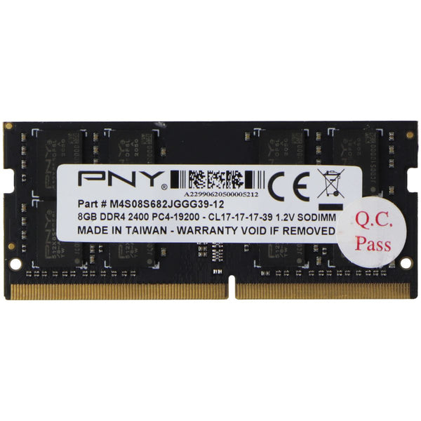 PNY (8GB) DDR4 2400 (PC4-19200) CL17 1.2V SODIMM Laptop RAM (M4S08S682JGGG39-12)