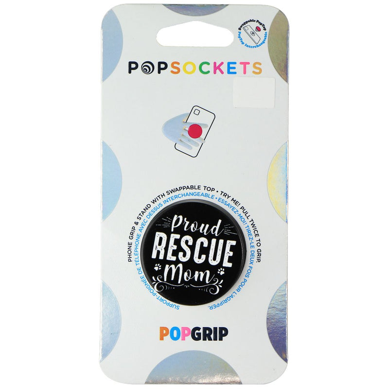 PopSockets PopGrip Swappable Grip and Stand - Proud Rescue Mom
