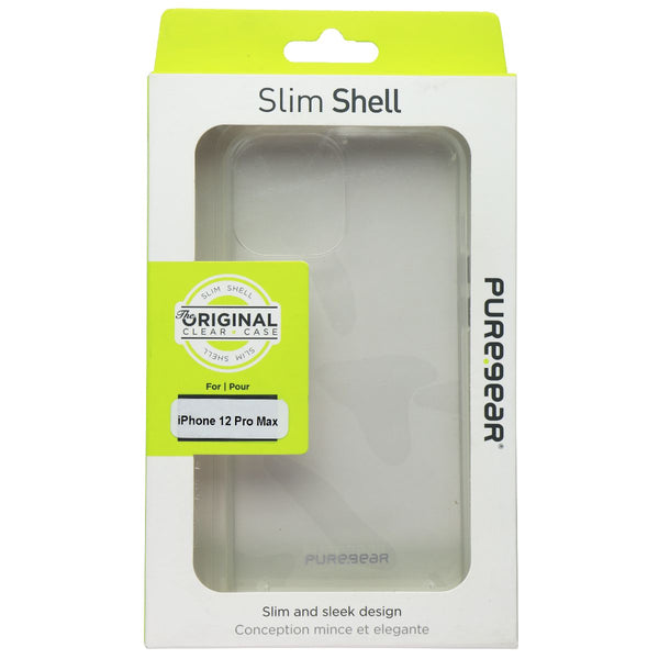 PureGear Slim Shell Hard Case for Apple iPhone 12 Pro Max - Clear - PureGear - Simple Cell Shop, Free shipping from Maryland!