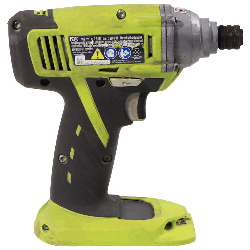 Ryobi P234g One+ 18-Volt Lithium Ion Cordless Impact Driver - Power Tool Only
