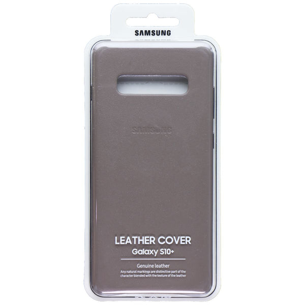 Samsung Official Leather Cover for Samsung Galaxy (S10+) - Gray