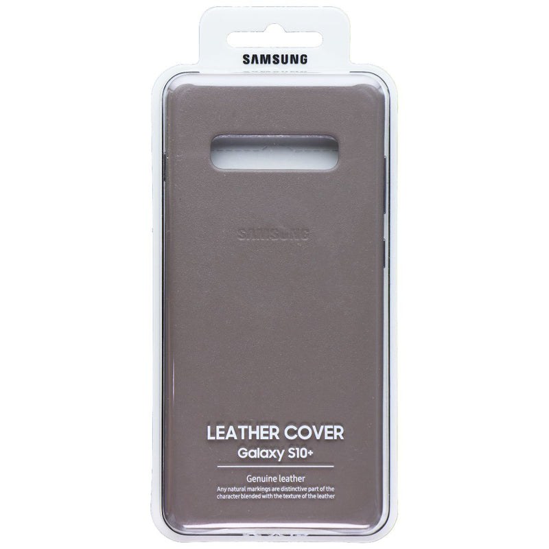 Samsung Official Leather Cover for Samsung Galaxy (S10+) - Gray