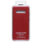Samsung Official Leather Cover for Samsung Galaxy S10+ (Plus) - Red